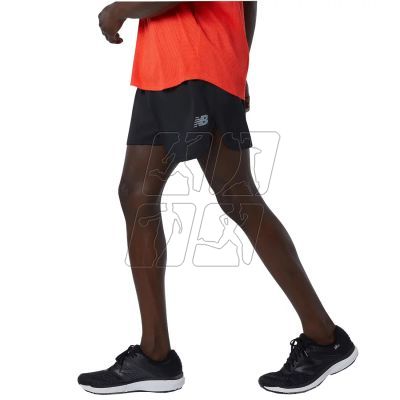 2. New Balance Q Speed Fuel 5 inch Short M MS11281BK shorts