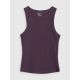 8. Women's slim ribbed knit top 4F 4FRAW25TSLEF310-50S