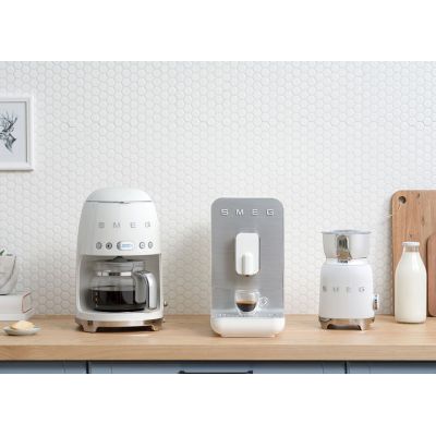 13. SMEG DCF02WHEU coffee machine