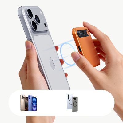 12. BOYA Notra Voice Recorder with AI Transcription - Orange