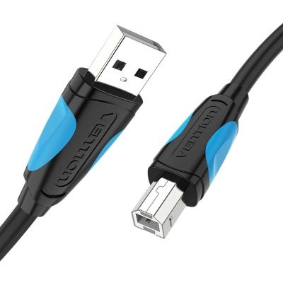 3. Vention USB-A to USB-B Printer Cable 480Mbps 5m Black