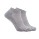 2. Skechers 3pk Unisex Terry Qtr Crew S111035-039 Gray 35-38
