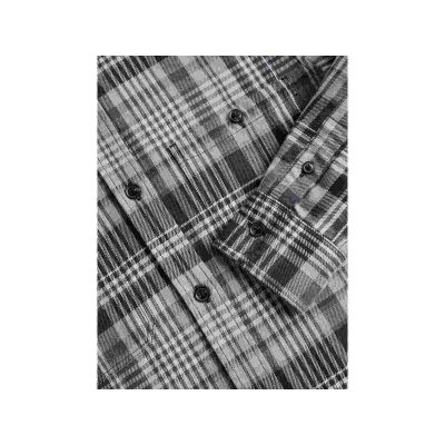 4. Peak Performance W Heavy Cotton Shirt Black Checkered