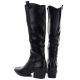5. Black cowboy boots with a block heel M.Daszyński SA261-6