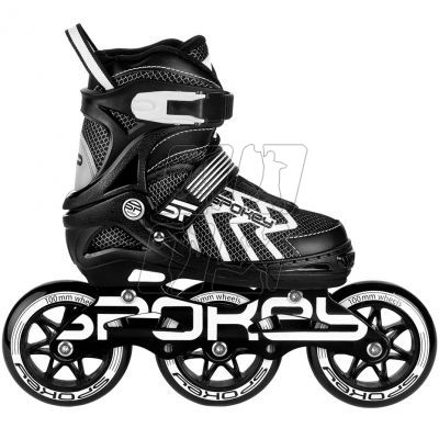 2. Inline skates Spokey Khan Bk / Wh Jr 927032-927033