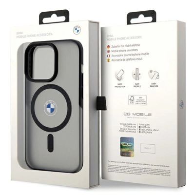 8. BMW IML Signature MagSafe Case for iPhone 15 Pro - Black