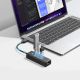 4. Orico PW3UR25-U3 USB Hub 4-Port 3x USB-A 3.0 1x RJ45 2.5G Ethernet 1.8m - Black
