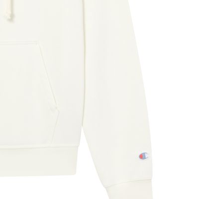 11. Champion Women's Hooded Sweatshirt Cream 118160 WW049