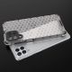 8. Honeycomb case armored cover with a gel frame for Samsung Galaxy M53 5G transparent