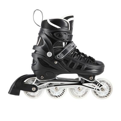 3. Nils Extreme NH10905 4in1 inline skates with replaceable hockey blade, black LED, size M (35-38)