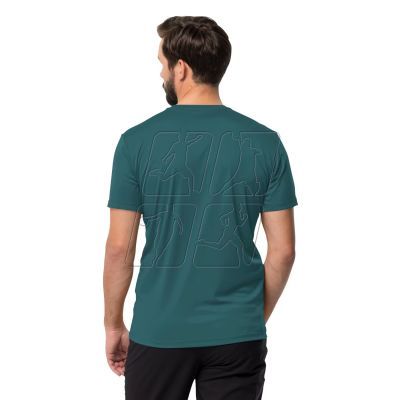 3. Jack Wolfskin Tech Tee M 1807072-4299