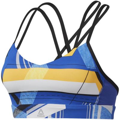 7. Reebok Hero Strappy Padded Bra VortaStripe W DU4097
