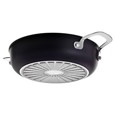 9. BALLARINI Alba deep frying pan with 2 handles, titanium, 24 cm ALBG3ED.24D