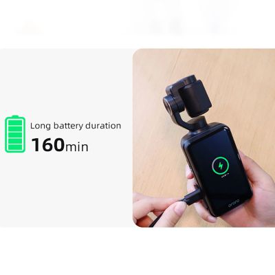 15. Ordro Pocket M5 3-Axis Gimbal Camera, 5K, for Vlogging and YouTube – Black