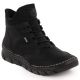 35. Women's insulated black ankle boots Rieker 55069-00