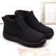 20. News W EVE438A Waterproof Slip-On Snow Boots Black