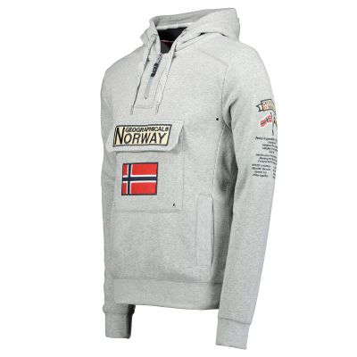 2. Geographical Norway 3/4 Gymclass sweatshirt 100 M WU4184H/GN B-Grey