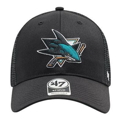 2. 47 Brand NHL San Jose Sharks Branson Cap H-BRANS22CTP-BK Black One size