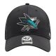 2. 47 Brand NHL San Jose Sharks Branson Cap H-BRANS22CTP-BK Black One size