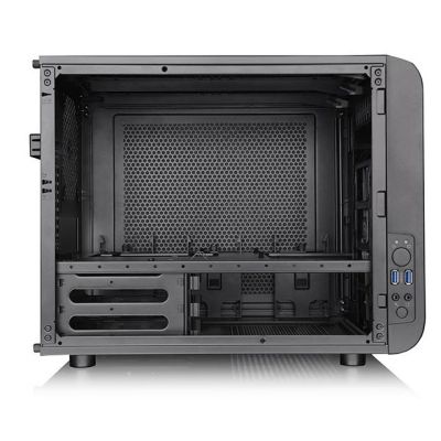12. Thermaltake Core V21 CA-1D5-00S1WN-00 Case (Micro ATX, Mini ITX; Black)