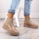 13. Galoshes lacquered on the Big Star W INT1918B platform, beige