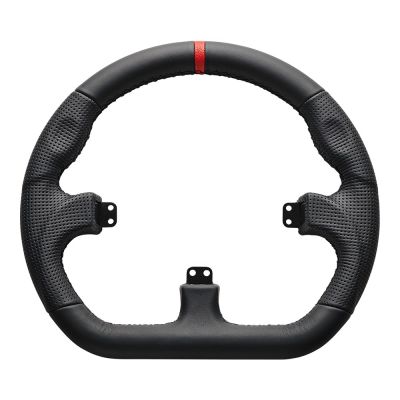 6. Asetek SimSports GT - Steering Wheel Rim - Closed D, Black