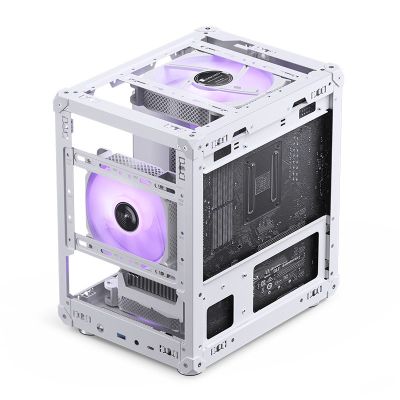 26. Jonsbo C6 Micro-ATX Computer Case - White