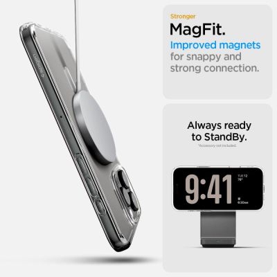 11. Spigen Ultra Hybrid ”T” Mag MagSafe Case for iPhone 16 Pro Max - White