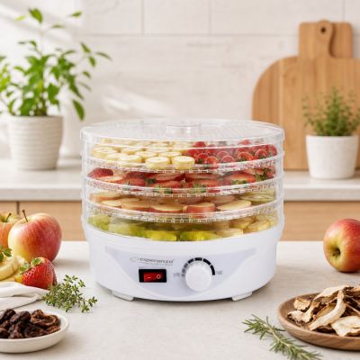 15. Esperanza DÉLICATESSE EKD003 mushroom, vegetable and fruit dehydrator (250W; white)