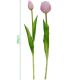 19. BOUQUET OF 5 PINK PEONY TULIPS 39 CM LIFE-LIKE SPRING DECORATION