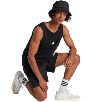 6. Men's adidas Essentials Small Logo Tank Black JE8986