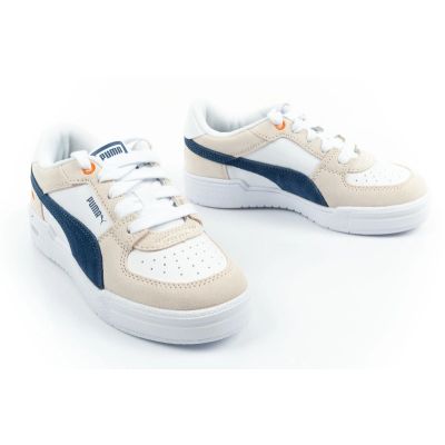 7. Puma Kids' CA Pro Remix PS Sports Sneakers Beige Leather Unisex