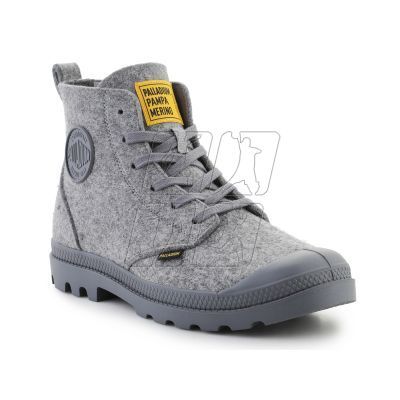 6. Palladium Pampa Hi Merino shoes 74377-027-M Gray