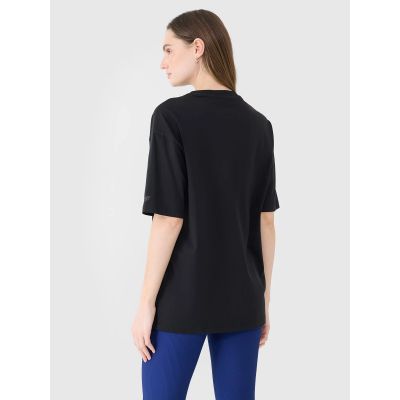 3. Women's oversize plain T-shirt 4F 4FRSS25TTSHF2694-20S