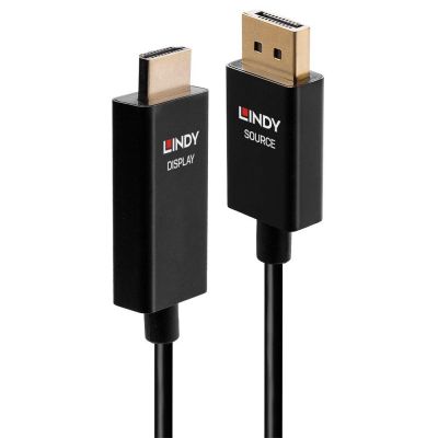 Lindy 40925 Cable Adapter 1m DisplayPort HDMI Black