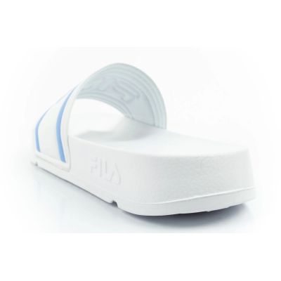 5. Fila women's sports flip-flops Morro comfortable white slippers for the pool