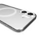 6. Puro Lite Mag TPU+PC Case Compatible with MagSafe for iPhone 17 - Transparent with White Ring