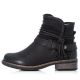 3. Women's insulated black ankle boots Rieker 94689-00