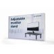 7. GEMBIRD ADJUSTABLE MONITOR/LAPTOP STAND (RECTANGULAR SHAPE)