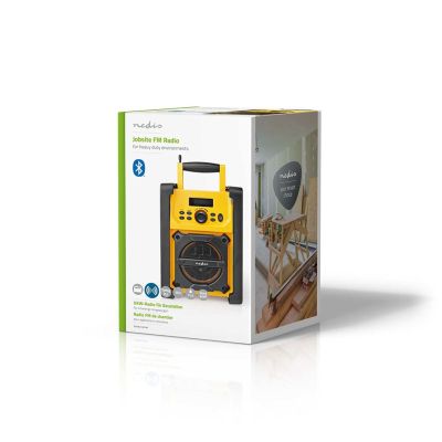 9. Nedis RDFM3100YW radio Workplace Digital Black, Yellow