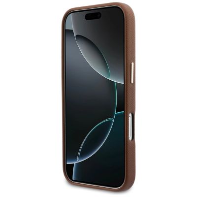 5. Karl Lagerfeld Karl Head Logo MagSafe Case for iPhone 17 - Brown