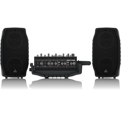 3. Behringer PPA200 PA system 200 W floor standing PA system Black