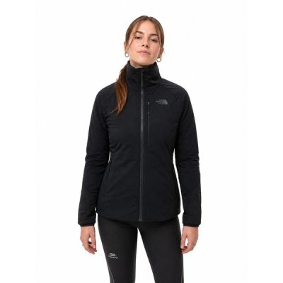 The North Face women's windbreaker outdoor trekking jacket black lightweight