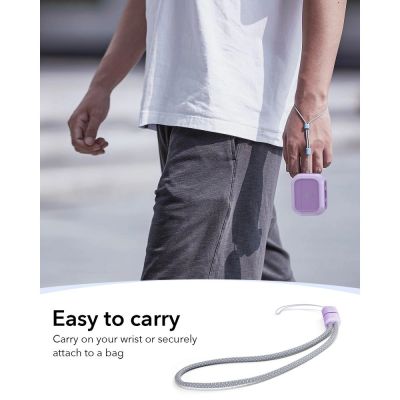6. ESR Orbit Halolock MagSafe case for AirPods Pro - purple