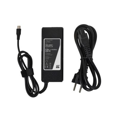 4. GREEN CELL POWER SUPPLY / CHARGER USB-C 90W 5V-9V-12V-15V/3A, 20V/4.5A POWER DELIVERY (AD139P)
