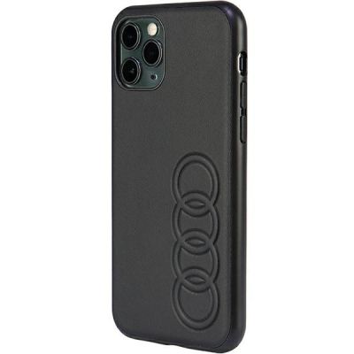 3. Audi Synthetic Leather iPhone 11 Pro 5.8" black/black hardcase AU-TPUPPCIP11-TT/D1-BK