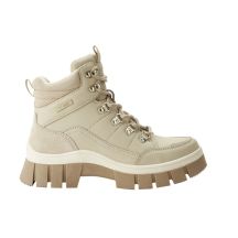 Lee Cooper women's winter boots beige insulated ankle boots