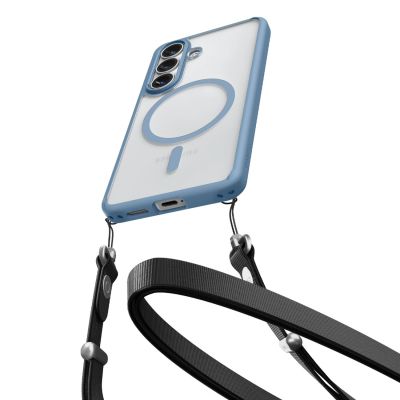 14. Spigen Ultra Hybrid Mag MagSafe Case for Samsung Galaxy S26+ - Clear Blue