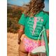 4. Women's loose T-shirt with print 4F 4FRSS26TTSHF4516-42S