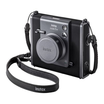 39. FUJIFILM Instax WIDE Evo Black EX D CMOS Hybrid Instant Camera Black